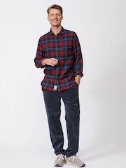 Aubin Crowle Flannel Check Shirt - Image 3 of 4