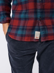 Aubin Crowle Flannel Check Shirt - Image 4 of 4