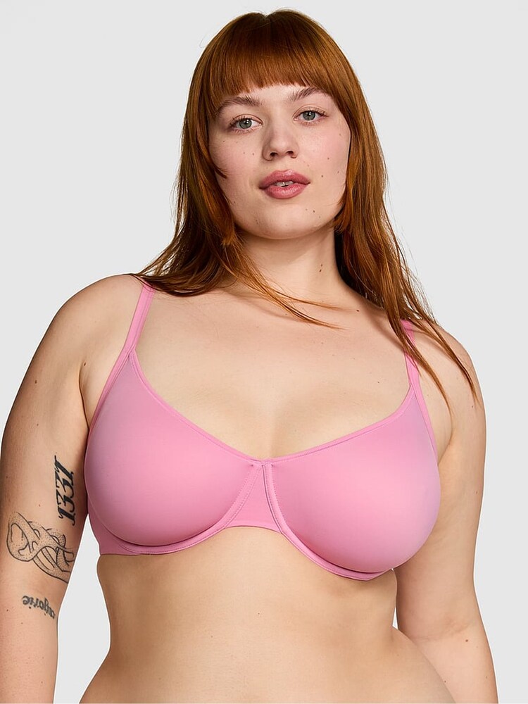 Victoria's Secret PINK Pink Moonstone Soft Stretch Unlined Scoop Bra - Image 1 of 3