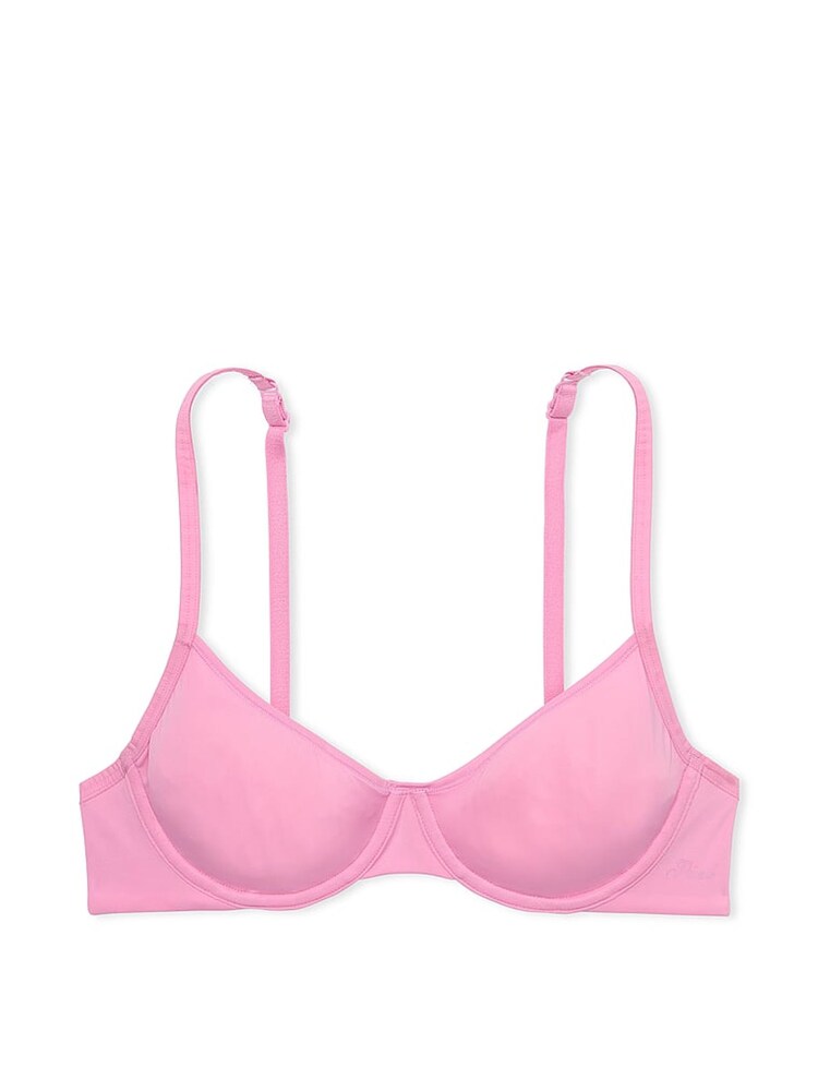 Victoria's Secret PINK Pink Moonstone Soft Stretch Unlined Scoop Bra - Image 3 of 3