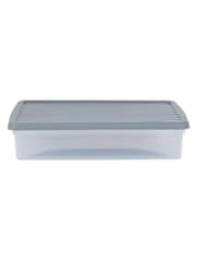 Wham Clear Set of 6 14.75L Stackable Plastic Storage Box & Lid - Image 3 of 5