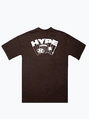 Hype. Boys Brown  Stack T-Shirt - Image 2 of 2