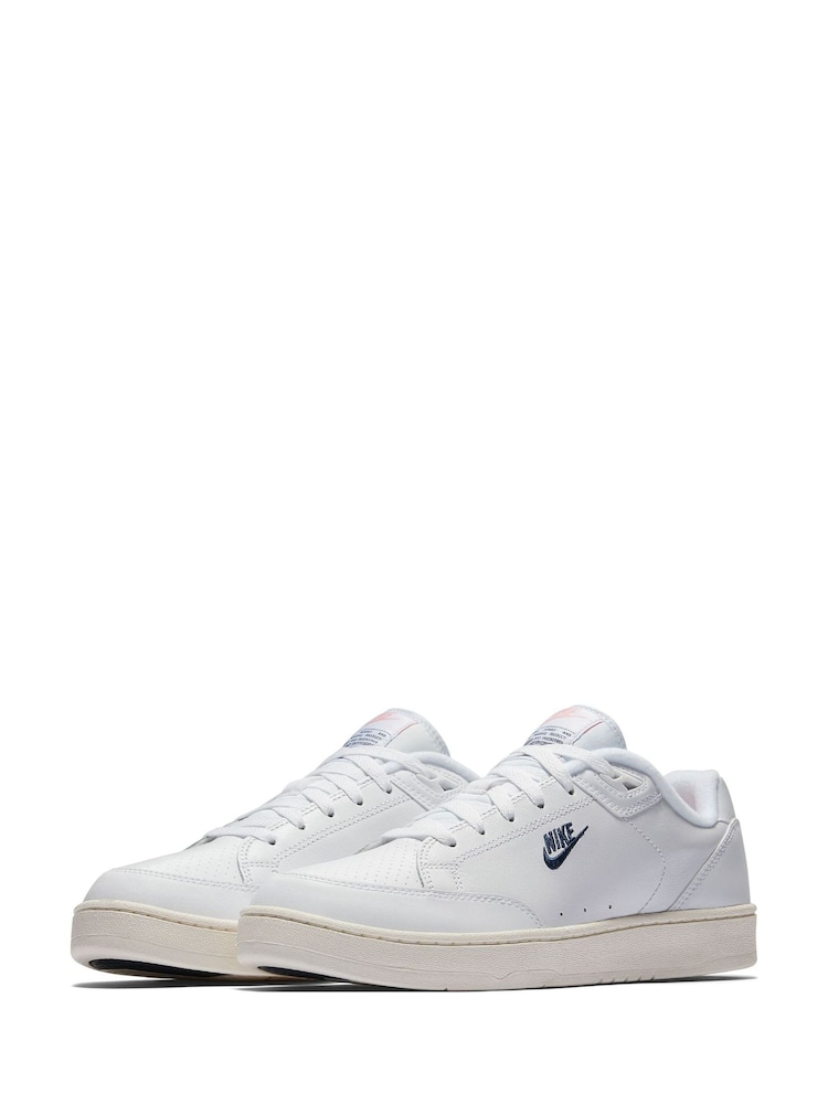 Nike White Grandstand II Trainers - Image 2 of 8