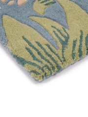 Morris & Co Blue Strawberry Thief Rug - Image 3 of 4