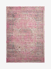 Fuchsia Pink Washable Emporium Oriental Rug - Image 7 of 7