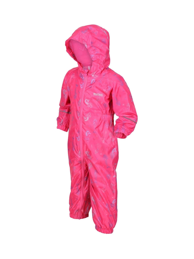 Regatta Pink Pobble Waterproof Puddlesuit - Image 3 of 4