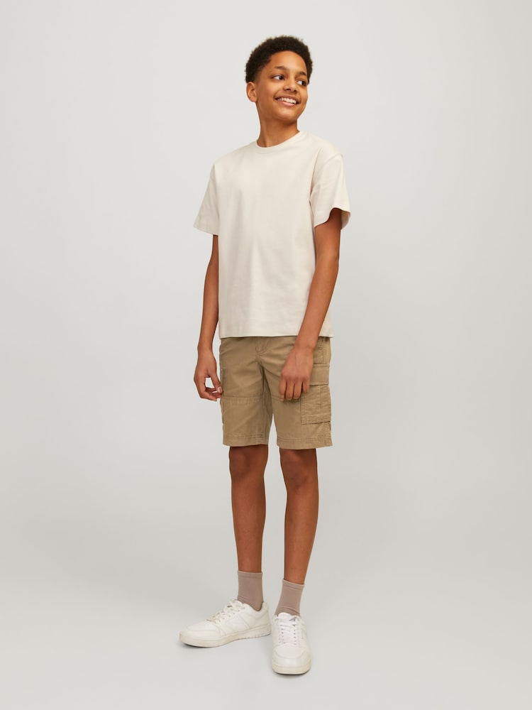 JACK & JONES Junior 100% Cotton Cargo Utility Shorts - Image 2 of 8