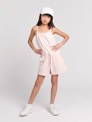 Jack Wills Relaxed Fit Girls Pink Playsuit - Image 2 of 8