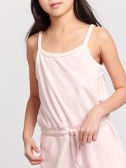 Jack Wills Relaxed Fit Girls Pink Playsuit - Image 4 of 8