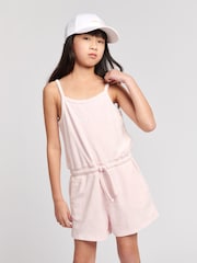 Jack Wills Relaxed Fit Girls Pink Playsuit - Image 5 of 8