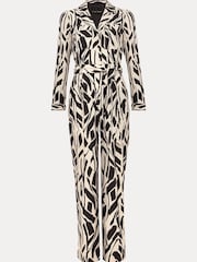 Phase Eight Black Petite Constance Geo Jumpsuit - Image 8 of 8