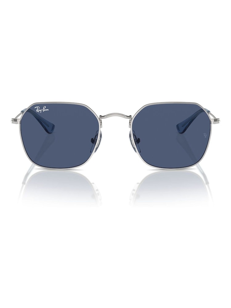 Ray-Ban Junior Silver Tone Rj9594S Irregular Sunglasses - Image 2 of 6 Ray-Ban Junior Silver Tone Rj9594S Irregular Sunglasses - Image 2 of 6