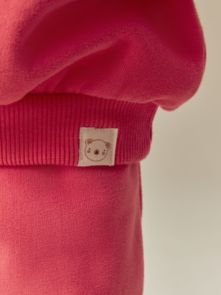 Rose corail - Sweat-shirt en col rond (3mois-7ans) - Image 4 of 7