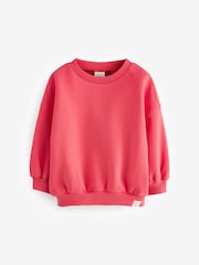Coral Pink Crew Sweatshirt (3mths-7yrs) - Image 5 of 7