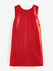 Scarlet Glitter Red Bow Back Glitter Mini Dress - Image 2 of 7