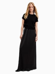 AllSaints Black Hayes Dress - Image 1 of 8