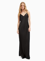 AllSaints Black Hayes Dress - Image 3 of 8