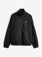 Calvin Klein Black Unpadded Logo Jacket - Image 4 of 4