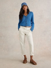 White Stuff Blue Heather Cardigan - Image 1 of 7