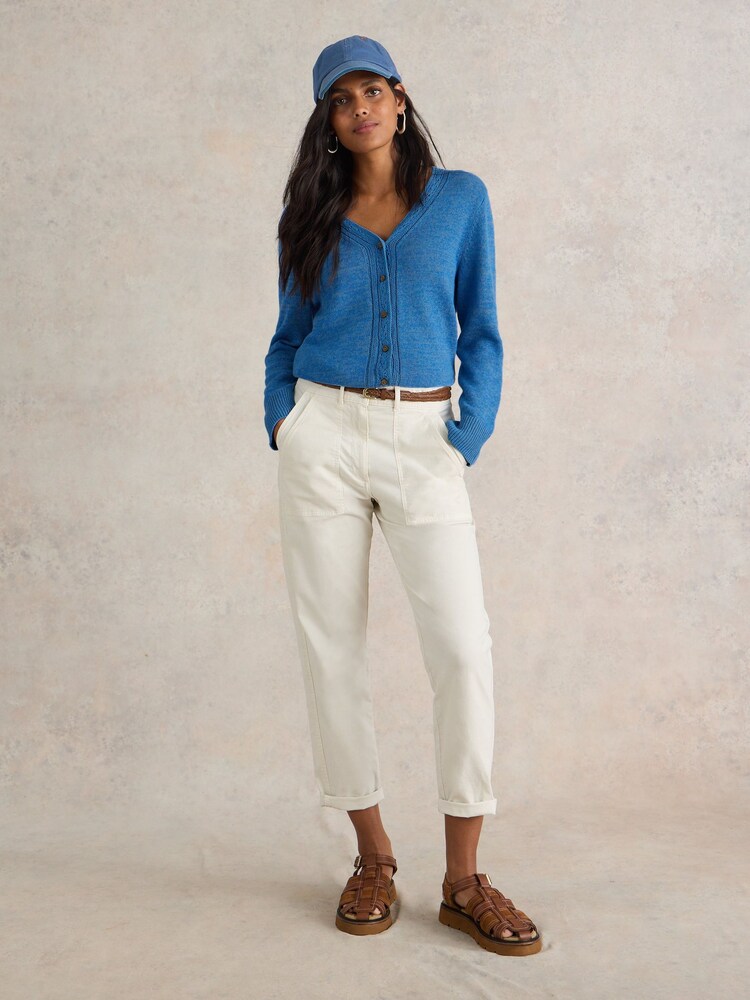 White Stuff Blue Heather Cardigan - Image 1 of 7 White Stuff Blue Heather Cardigan - Image 1 of 7