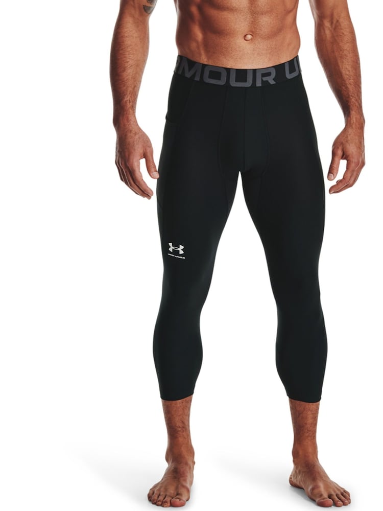 Under Armour Black Heat Gear 3/4 Leggings - Image 1 of 7