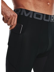 Under Armour Black Heat Gear 3/4 Leggings - Image 5 of 7