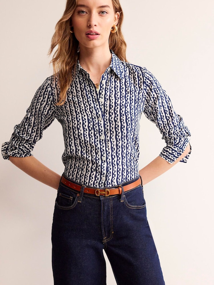 Marrón - Boden Iris Skinny Snaffle Trim Belt - Imagen 3 de 3