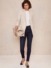 Mint Velvet Blue Maryland Skinny Jeans - Image 1 of 5