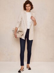 Mint Velvet Blue Maryland Skinny Jeans - Image 2 of 5