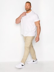 BadRhino Big & Tall Cream Stretch Cargo Trousers - Image 2 of 2
