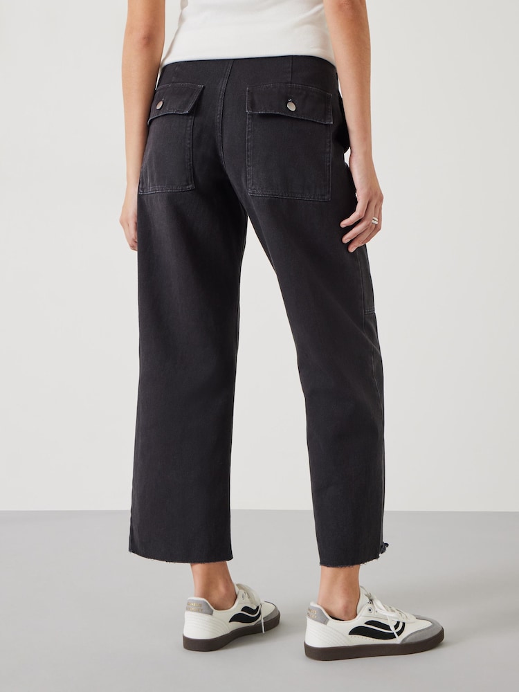 Hush Black Issy Cropped Jeans - Image 2 of 4