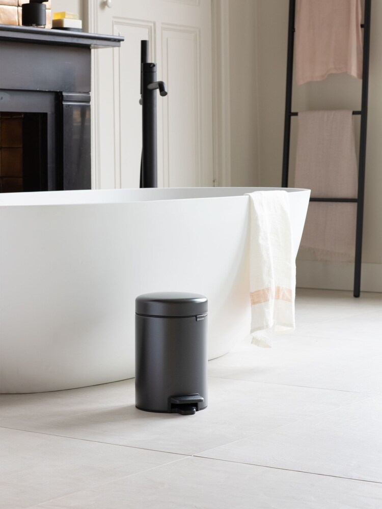 Brabantia Confident Grey Pedal Bin NewIcon 3L - Image 1 of 6 Brabantia Confident Grey Pedal Bin NewIcon 3L - Image 1 of 6