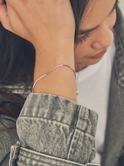 Sterling Silver Sleek Snake Chain Bracelet - Image 1 of 5