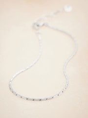 Sterling Silver Sleek Snake Chain Bracelet - Image 4 of 5