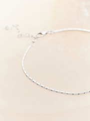 Sterling Silver Sleek Snake Chain Bracelet - Image 5 of 5