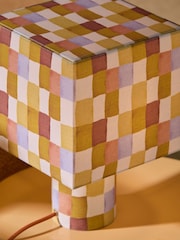 MADE.COM Multi Tiana Check Table Lamp - Image 2 of 5