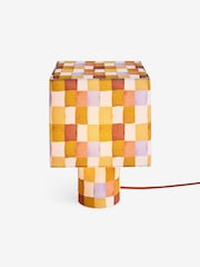 MADE.COM Multi Tiana Check Table Lamp - Image 5 of 5