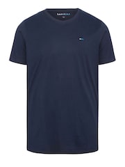 BadRhino Big & Tall Black 100% Cotton T-Shirts 5 Pack - Image 3 of 6