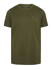 BadRhino Big & Tall Black 100% Cotton T-Shirts 5 Pack - Image 4 of 6