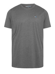 BadRhino Big & Tall Black 100% Cotton T-Shirts 5 Pack - Image 5 of 6