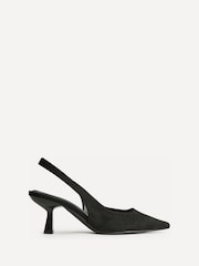 Linzi Black Alisa Wide Fit Slingback Court Heels - Image 2 of 5