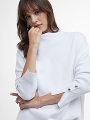 Barbour® International Jade Knitted 100% Cotton Jumper - Image 4 of 7