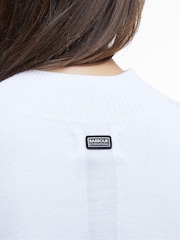 Barbour® International Jade Knitted 100% Cotton Jumper - Image 6 of 7