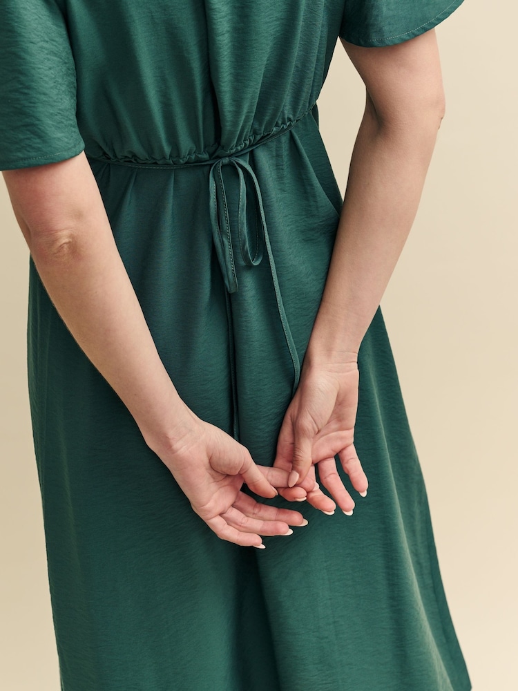 Nobodys Child Green Dee Dee Midi Dress - Image 4 of 4 Nobodys Child Green Dee Dee Midi Dress - Image 4 of 4