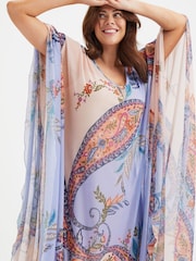 Scarlett & Jo Purple Maxi Kaftan - Image 4 of 4