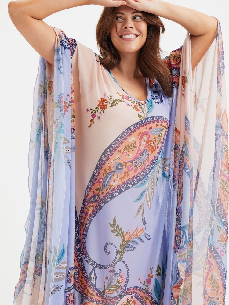 Scarlett & Jo Purple Maxi Kaftan - Image 4 of 4
