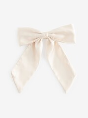 Cream Long Bow Clip - Image 1 of 3