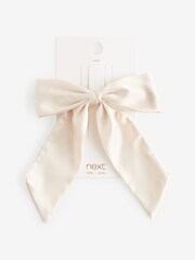 Cream Long Bow Clip - Image 2 of 3