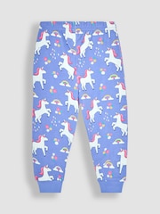 JoJo Maman Bébé Lilac Unicorn Glow In the Dark Pyjamas - Image 5 of 5