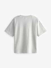 Baker by Ted Baker Grey 100% Cotton Pocket T-Shirt - Image 2 of 4